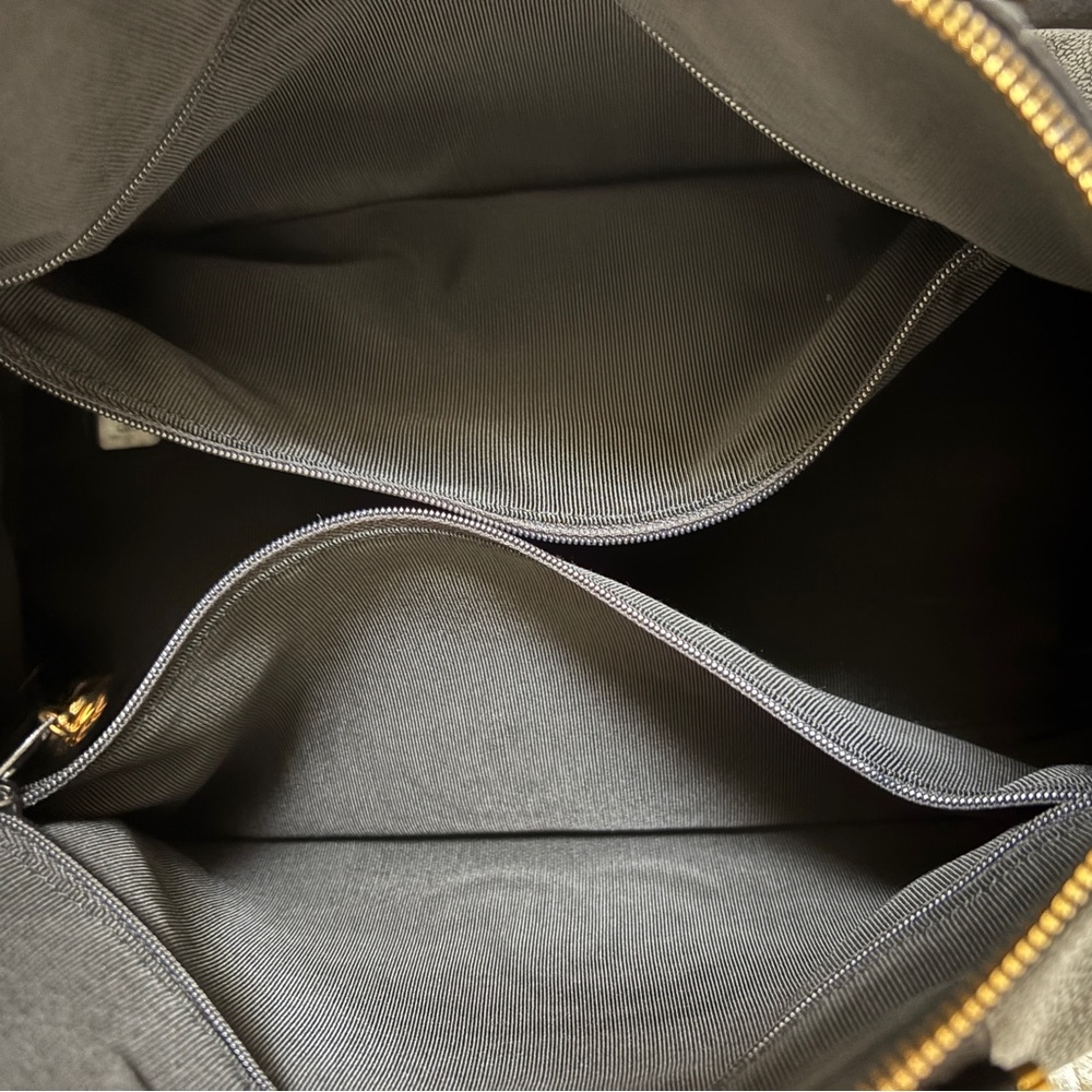 Authentic Vintage Chanel Black Caviar Leather Duffle Travel Bag 24K Gold Rare - Picture 6 of 16